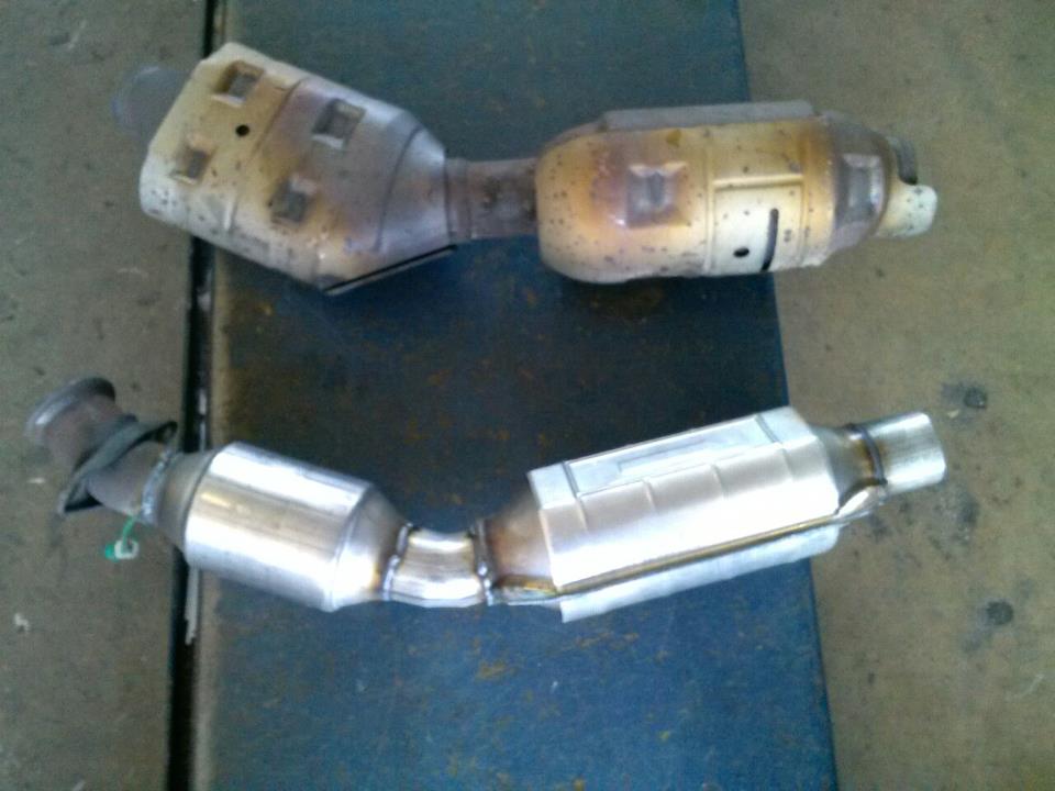 custom built catalytic converter assembly